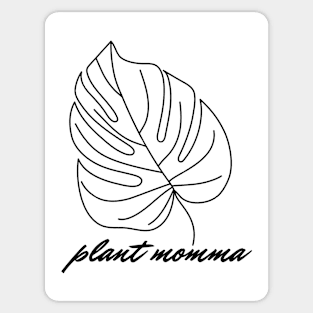 Plant Mommy's Nature Garden Monstera Leaf Design Sticker